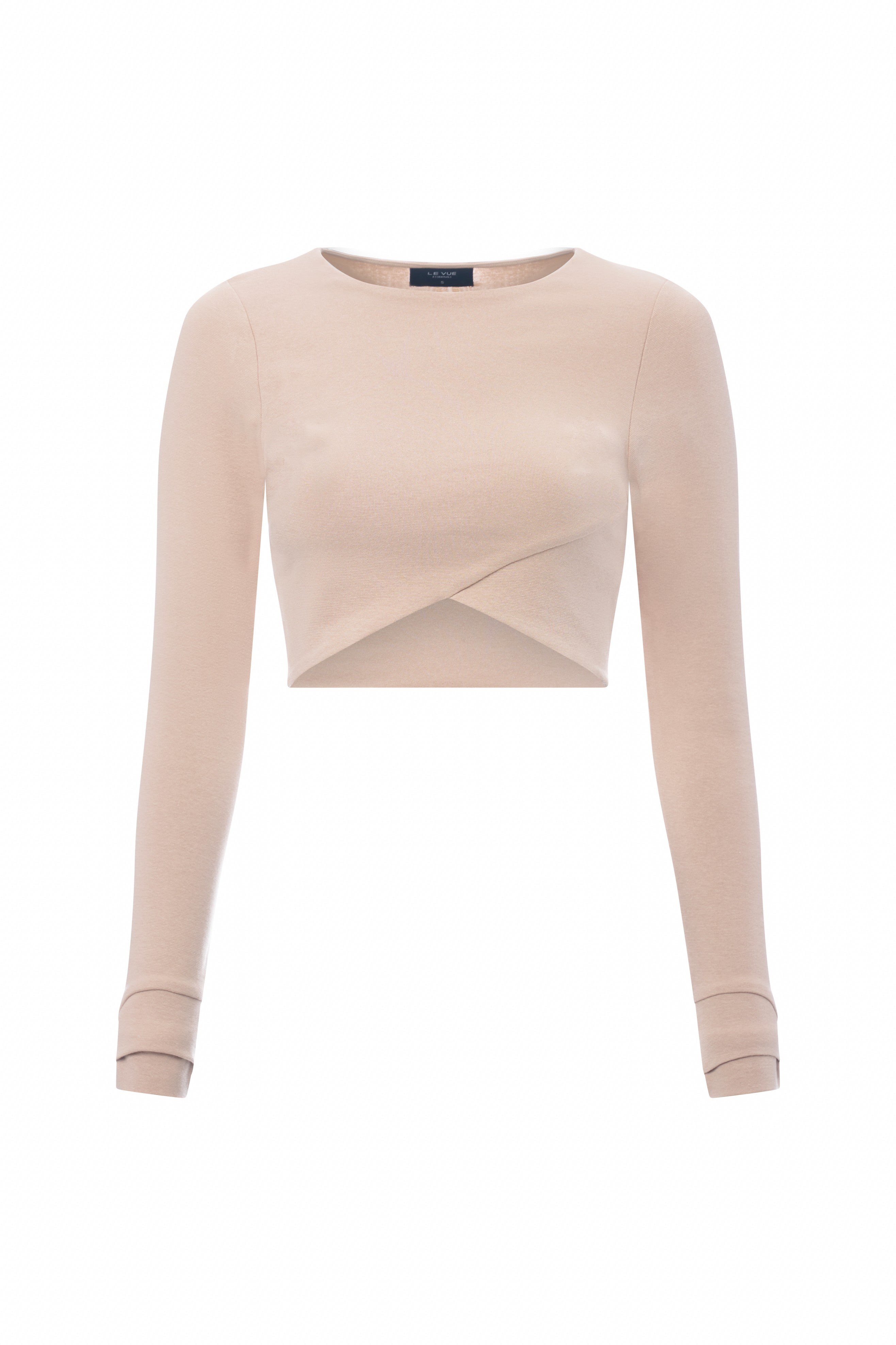 SIGNATURE LONG SLEEVE CROP TOP
