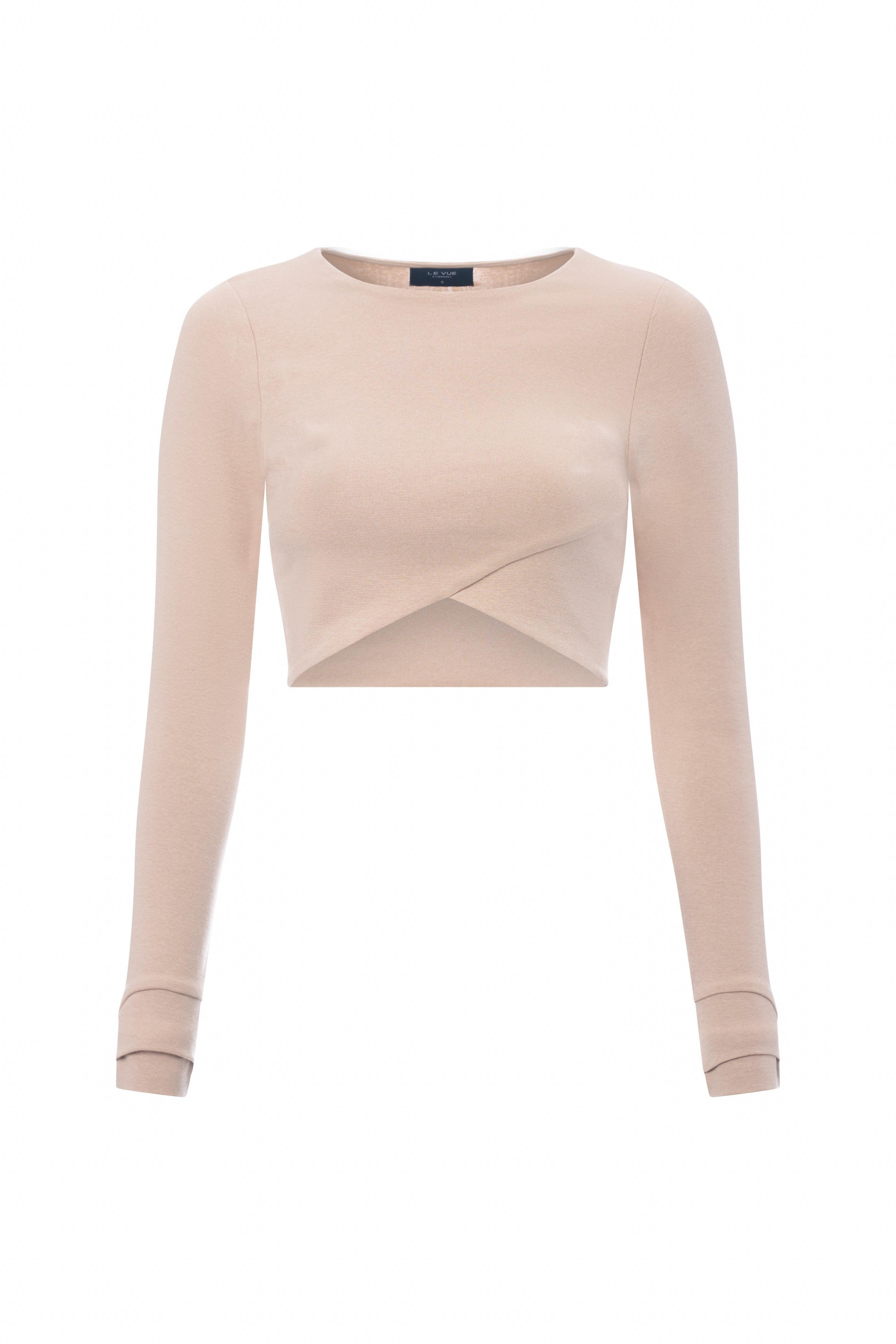 SIGNATURE LONG SLEEVE CROP TOP